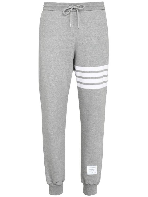 Men's Classic Loopback Engineered 4-Bar Sweatpants Light Grey - THOM BROWNE - BALAAN 1