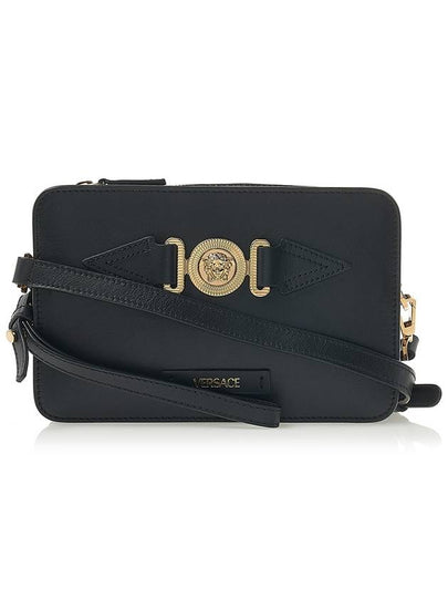 Medusa Logo Biggie Shoulder Bag Black - VERSACE - BALAAN 2