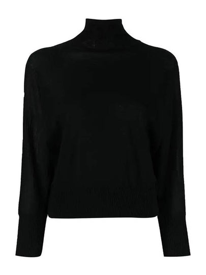 Talea Virgin Wool Knit Top Black - MAX MARA - BALAAN 2