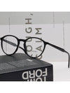 Eyewear Logo Round Eyeglasses Black - PRADA - BALAAN 3