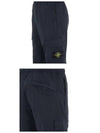 Men's Tella Paracadute Regular Fit Cargo Pants Navy - STONE ISLAND - BALAAN 6