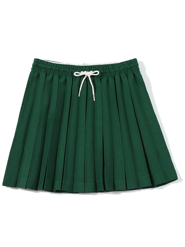 Banded pleated skirt GREEN WOMAN - MALBON GOLF - BALAAN 1