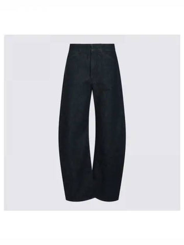 Curve cotton denim pants - LEMAIRE - BALAAN 1