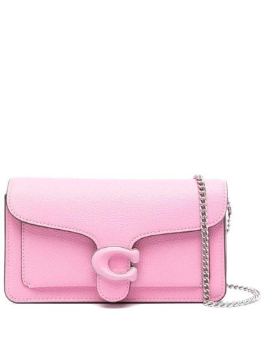 Tabby Chain Leather Cross Bag Pink - COACH - BALAAN 1