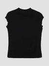 T Angie Peekaboo Logo Short Sleeve T-Shirt Black - DIESEL - BALAAN 4