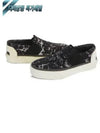 Men's Camouflage Cotton Canvas Slip-Ons Black - LANVIN - BALAAN 2