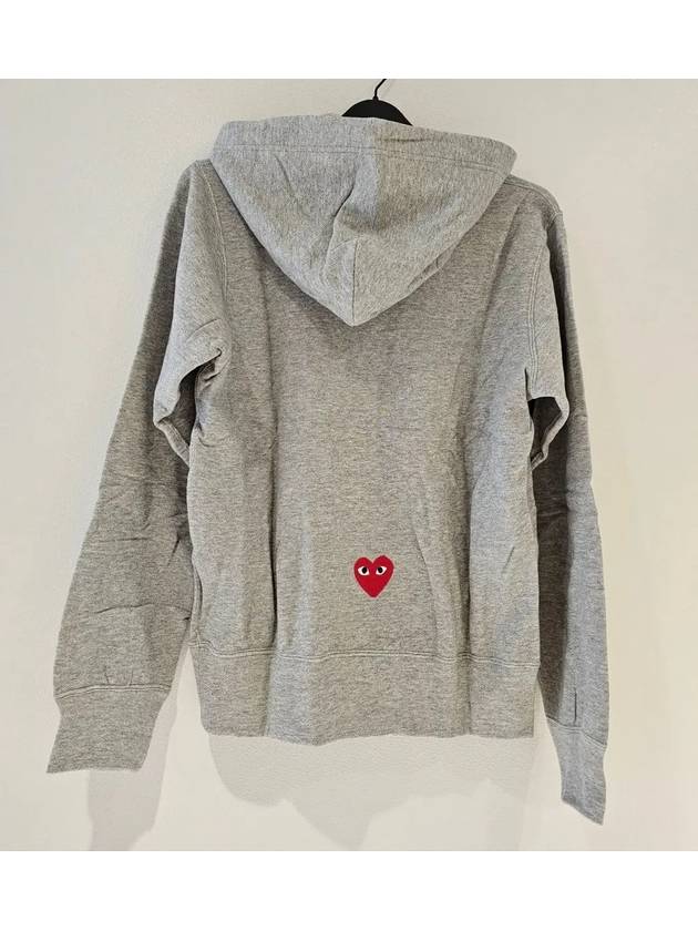 Heart Logo Hoodie Grey - COMME DES GARCONS PLAY - BALAAN 3