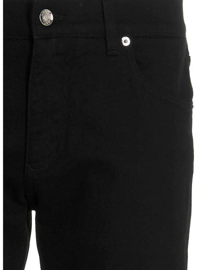 Men's Slim Fit Stretch Jeans Black - DOLCE&GABBANA - BALAAN 2