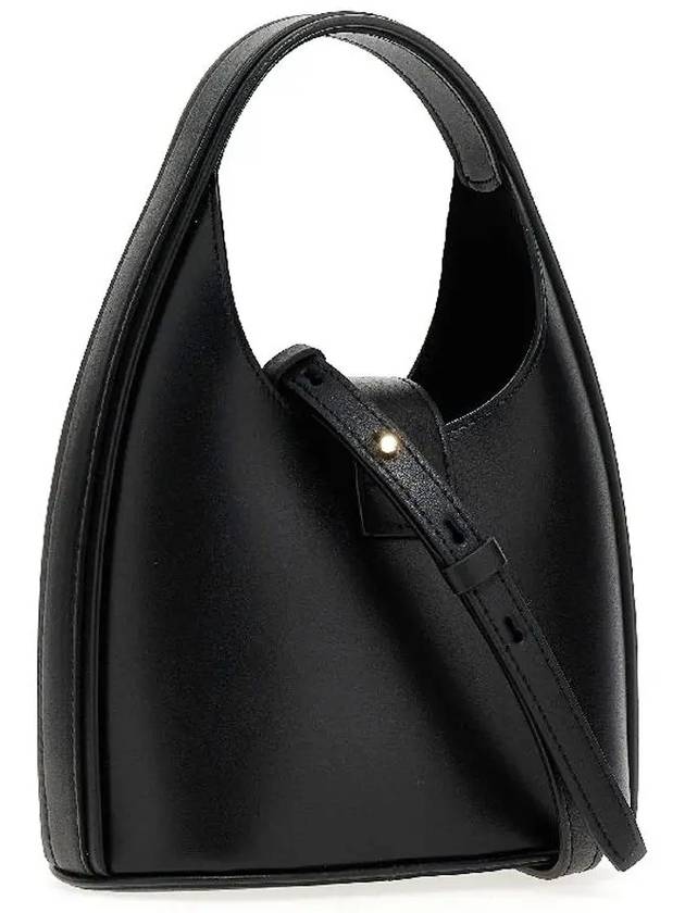 Women's Gancini Buckle Mini Hobo Shoulder Bag Black - SALVATORE FERRAGAMO - BALAAN 4