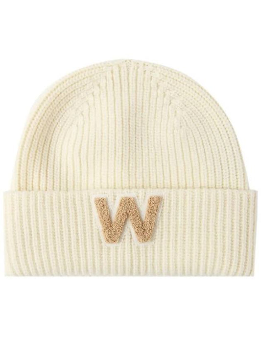 ALBEN logo patch wool beanie 2355760634 001 - MAX MARA - BALAAN 2