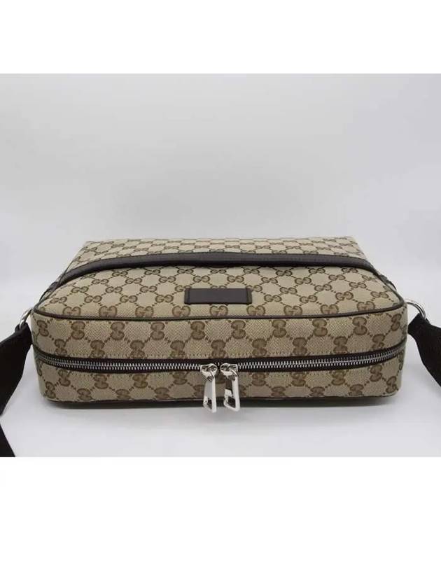 GG Monogram Canvas Messenger Bag Beige - GUCCI - BALAAN 6