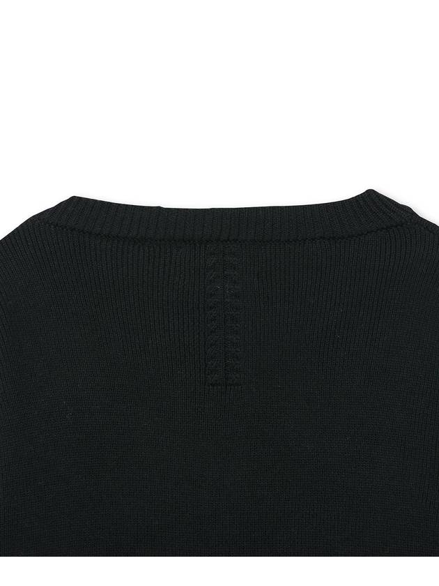 Round Neck Sailor Knit Top Black - ROLLING STUDIOS - BALAAN 6