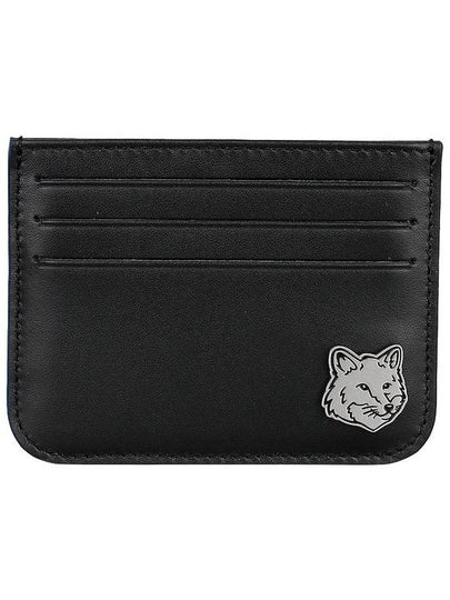 Fox Head Business Card Wallet Black - MAISON KITSUNE - BALAAN 2