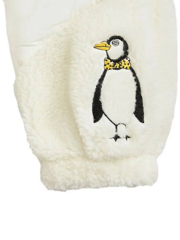 Kids Penguin Fleece Pants Ivory 11000093 10 - MINI RODINI - BALAAN 4