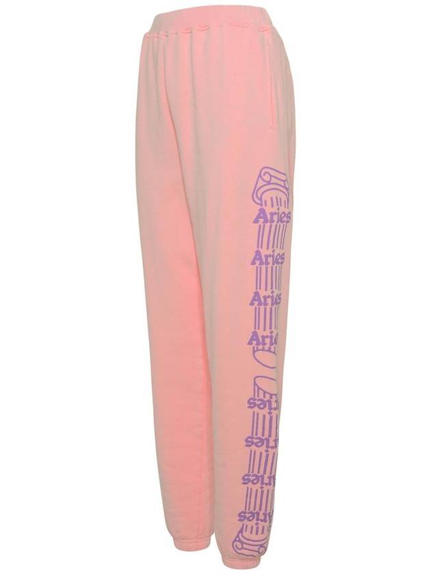 column track pants pink - ARIES - BALAAN 3