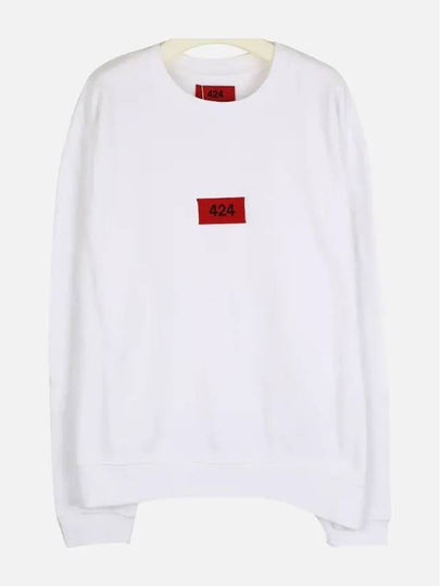 Saisa Red Embroidered Logo Sweatshirt CPSS200064 - 424 - BALAAN 2