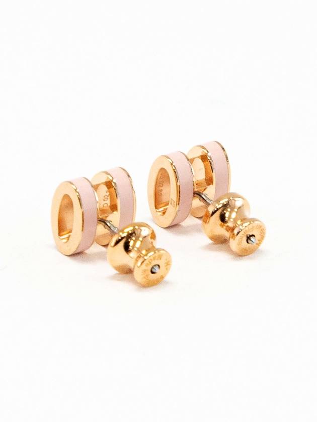 Mini Pop H Earrings Rose Gold - HERMES - BALAAN 7