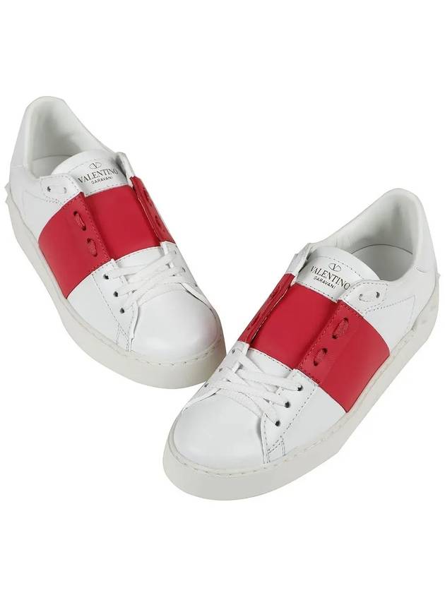 Hidden Low Top Sneakers White Pink - VALENTINO - BALAAN 5