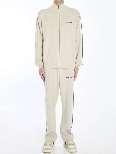 Track jacket in wool and cashmere - PALM ANGELS - BALAAN 2