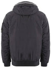 Garment Dyed Crinkle Reps Nylon Primaloft TC Down Jacket Dark Grey - STONE ISLAND - BALAAN 4