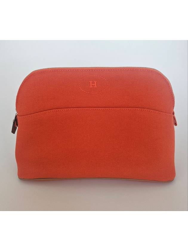 Logo Bolide Medium Pouch Bag Orange - HERMES - BALAAN 2