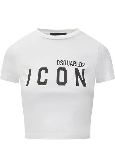 DSQUARED2 T-Shirt With Icon Logo - DSQUARED2 - BALAAN 1