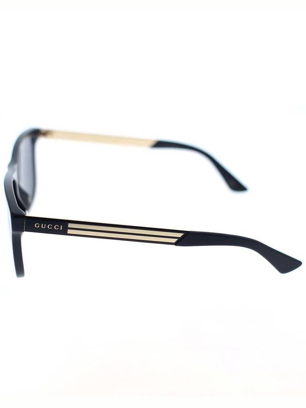 Rectangle Acetate Sunglasses Black - GUCCI - BALAAN 4