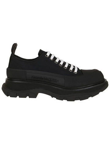 Tread Slick Lace Up Sneakers Black - ALEXANDER MCQUEEN - BALAAN 1