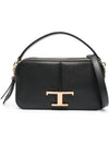 T Timeless Leather Cross Bag Black - TOD'S - BALAAN 2