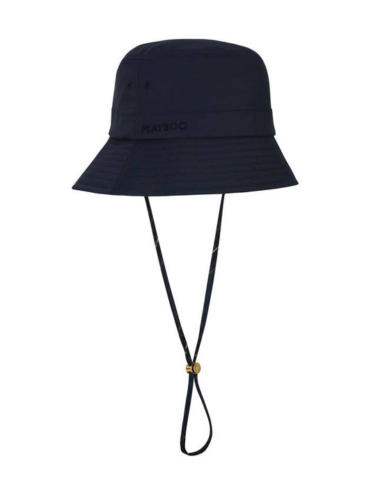 UNBALANCED STRING BUCKET HATNavy - PLAYBOO - BALAAN 2