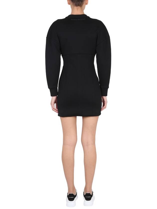 Mini Dress WITH Cocoon Sleeve 718462QLAA81000 B0040191651 - ALEXANDER MCQUEEN - BALAAN 4