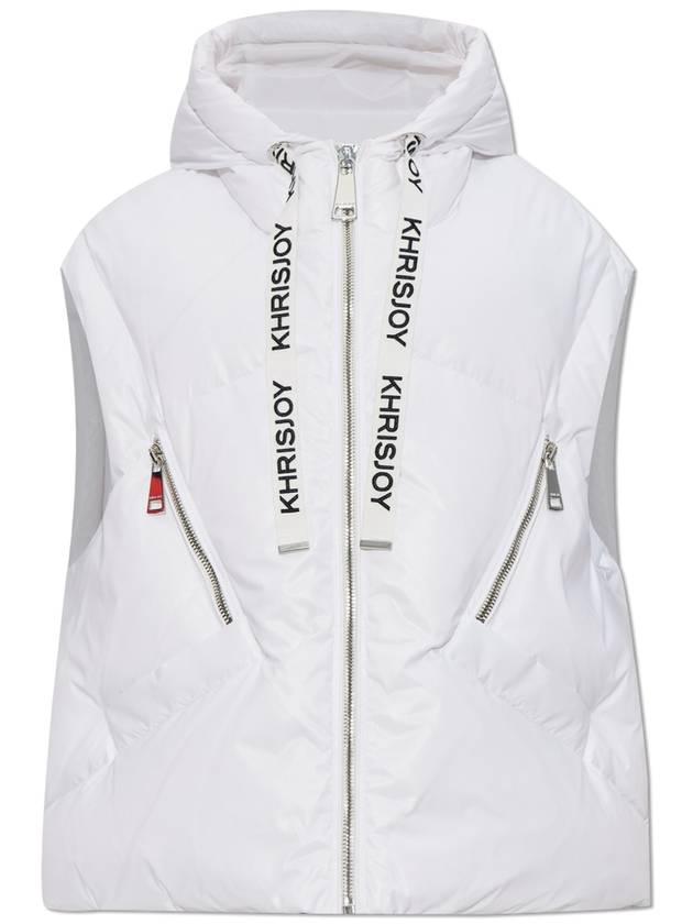 Khrisjoy Down Vest With Hood, Women's, White - KHRISJOY - BALAAN 1