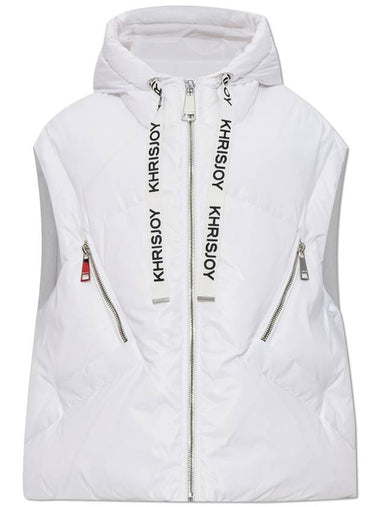 Khrisjoy Down Vest With Hood, Women's, White - KHRISJOY - BALAAN 1