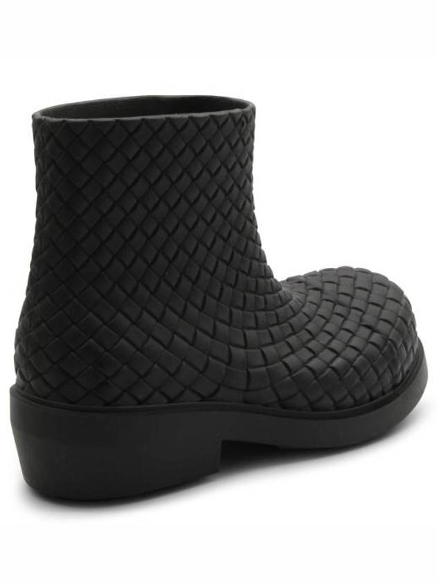 Fireman Rubber Rain Boots Black - BOTTEGA VENETA - BALAAN 6