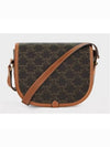 Triomphe Medium Folco Cross Bag Tan - CELINE - BALAAN 4