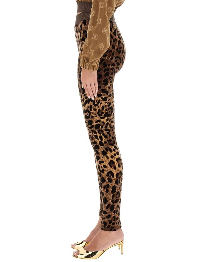 Leopard Leggings FTCQKTFJ7D5 S8350 JACQUARD B0170470767 - DOLCE&GABBANA - BALAAN 5