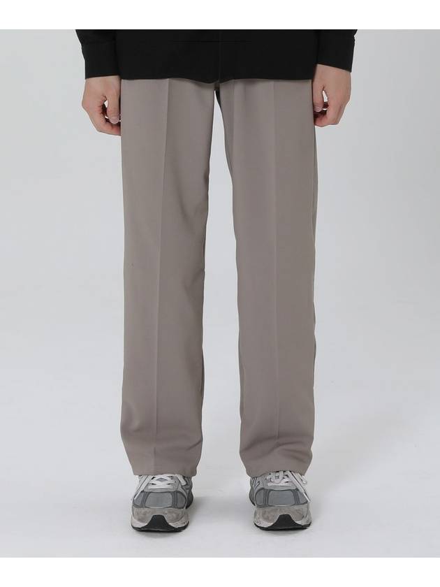 Unisex wide banding slacks standard dusty beige - PEPPERSEASONING - BALAAN 1