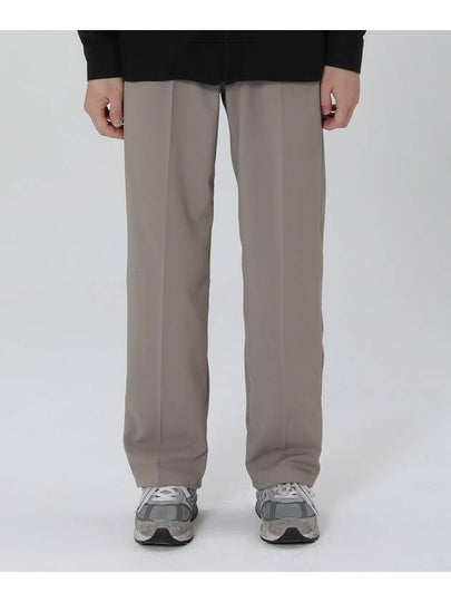 Wide Banding Slacks Standard Dusty Beige - PEPPERSEASONING - BALAAN 2