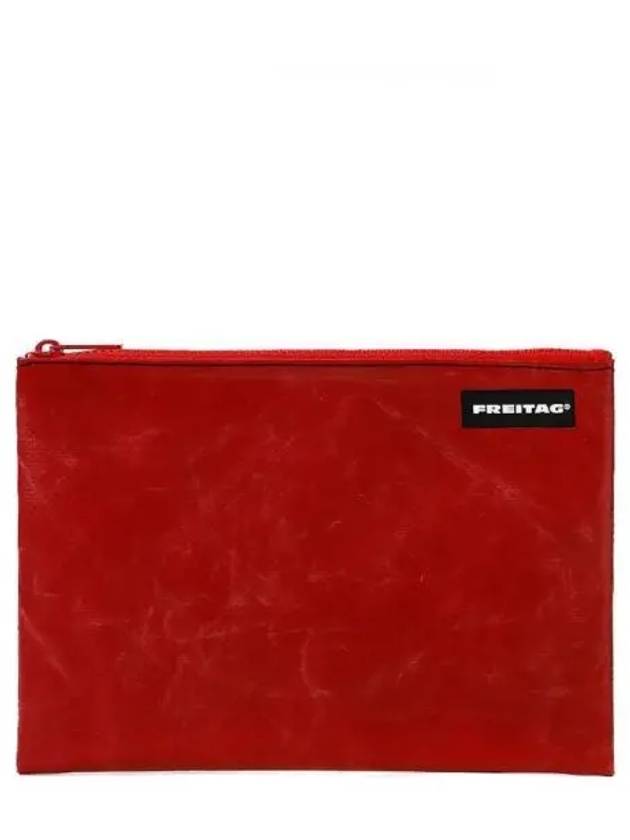 Unisex small clutch bag F07 CHUCK RED 271435 - FREITAG - BALAAN 1