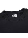 Cotton Diagonal Fleece Lens Sweatshirt Black - CP COMPANY - BALAAN 4