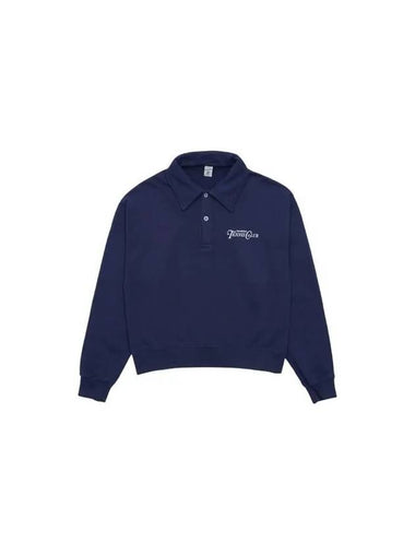 Rizzoli Tennis Cotton Polo Shirt Navy - SPORTY & RICH - BALAAN 1