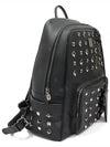 MMK 4SVH01 BK001 Black Honshu Tantris Canvas Studded Backpack - MCM - BALAAN 3