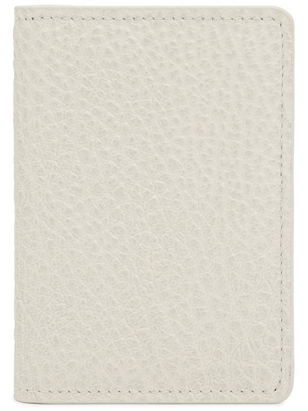 Bovine Leather Card Wallet White - MAISON MARGIELA - BALAAN 3