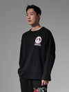 Monologue Overfit Long Sleeve T-Shirt Charcoal - CODE I'M - BALAAN 2