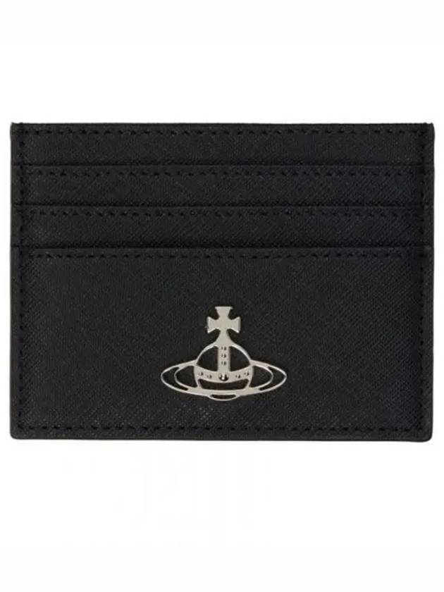 Logo Plaque Card Wallet Black - VIVIENNE WESTWOOD - BALAAN 2