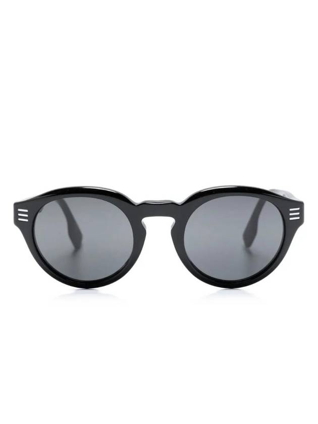 Eyewear Stud Detail Round Frame Sunglasses BE4404 - BURBERRY - BALAAN 1