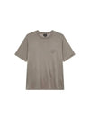 Men s Embossed Logo Rayon T Shirt Dark Beige 271575 - GIORGIO ARMANI - BALAAN 1