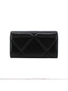 CH 19 Lambskin black medium wallet silver plate CH22WT012 - CHANEL - BALAAN 3