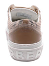 Vintage Check Mesh Leather Suede Low Top Sneakers Beige - BURBERRY - BALAAN 5