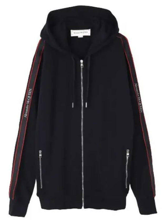 Logo Tape Hooded Sweatshirt Men - ALEXANDER MCQUEEN - BALAAN 1